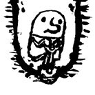画像：掘る人,埋める人